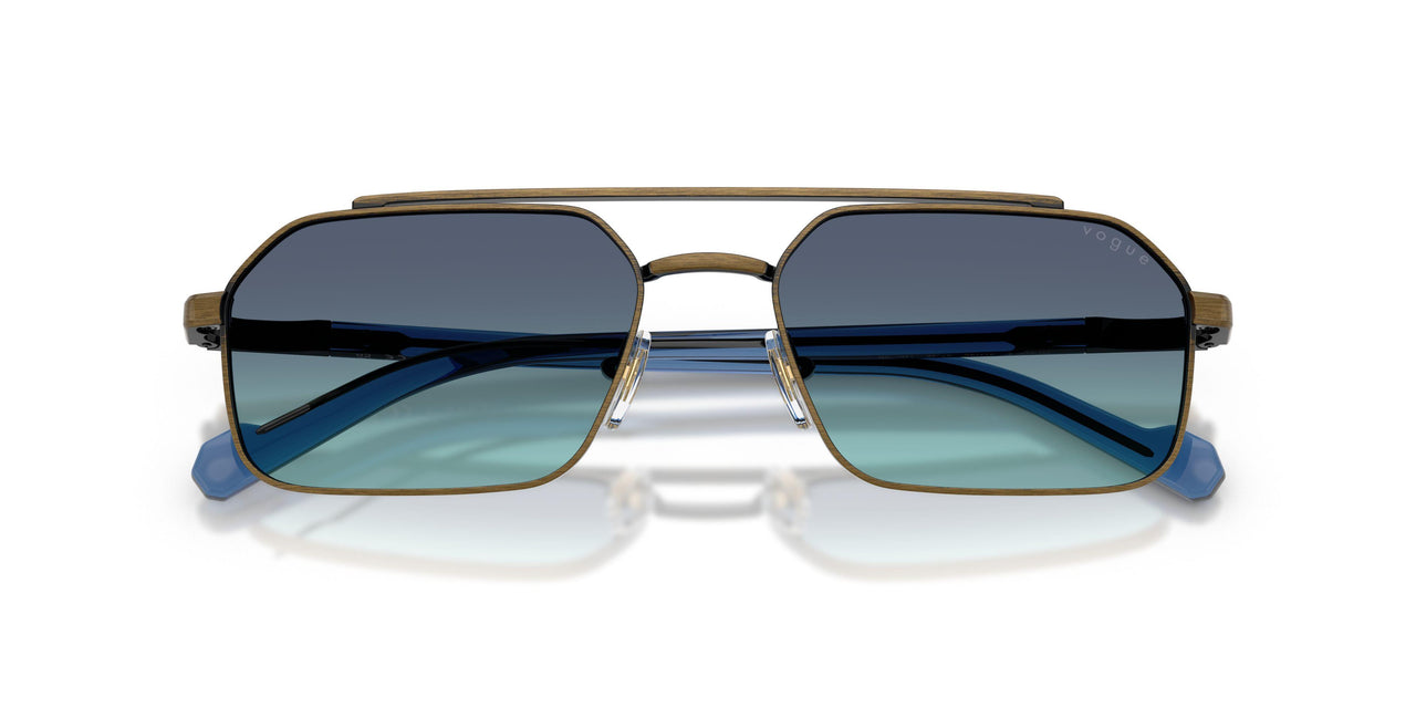 51374S - Gold - Azure Gradient Dark Blue