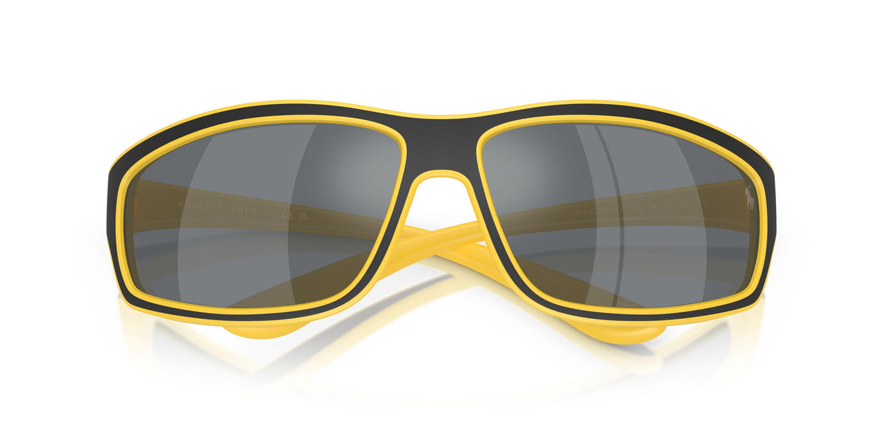 51076G - Yellow - Grey Mirror Black