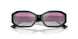 505458 - Black - Clear Gradient Fuxia Mirror Silver
