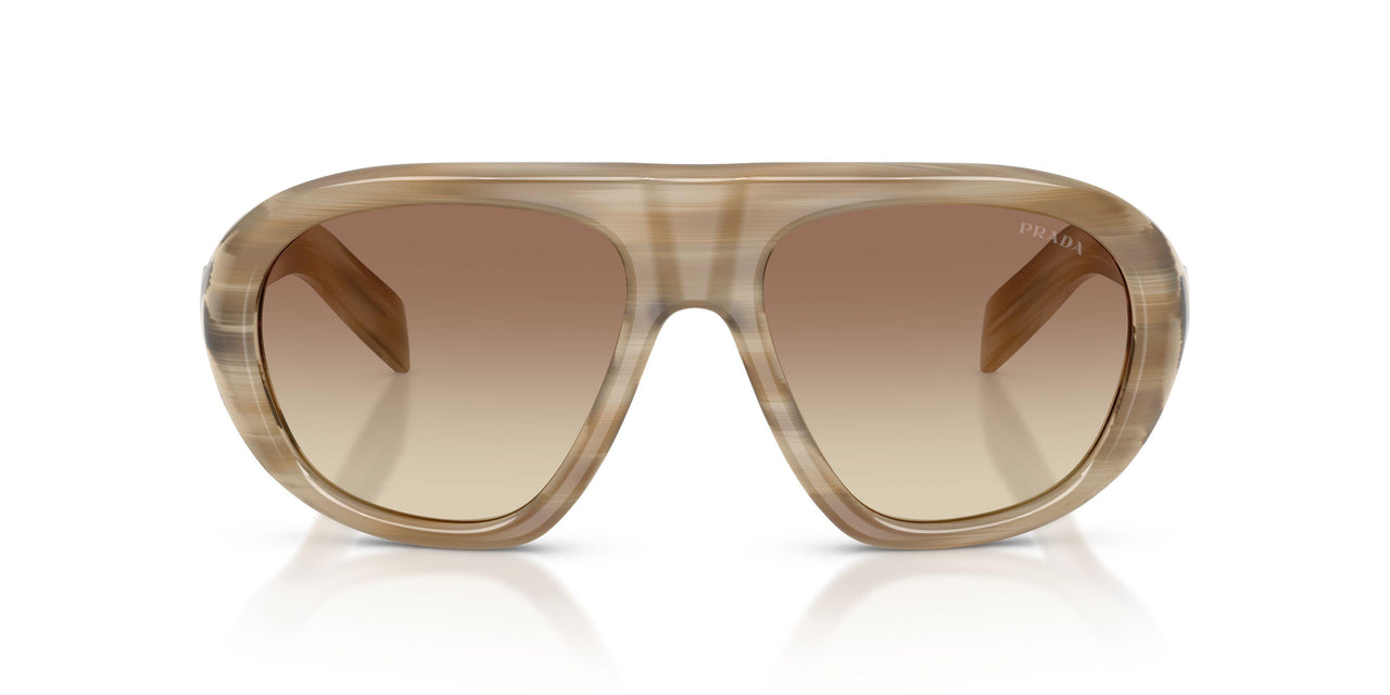 25P21C - LIGHT BEIGE HORN - BROWN GRADIENT