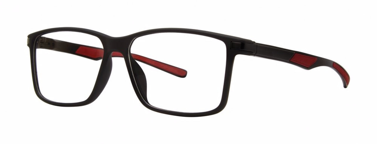 BLCKMTTRD - Black Matte/Red