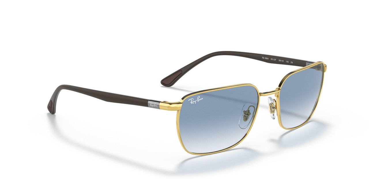 001/3F - Gold - Clear Gradient Blue