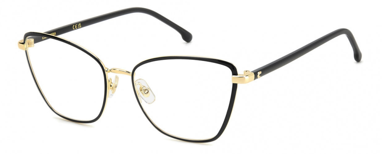 Carrera 3039 Women\'s cat eye Glasses in Black and Gold Carrera Demo Cat Eye Ladies Eyeglasses CARRERA 3039 0I46 54  main image 3