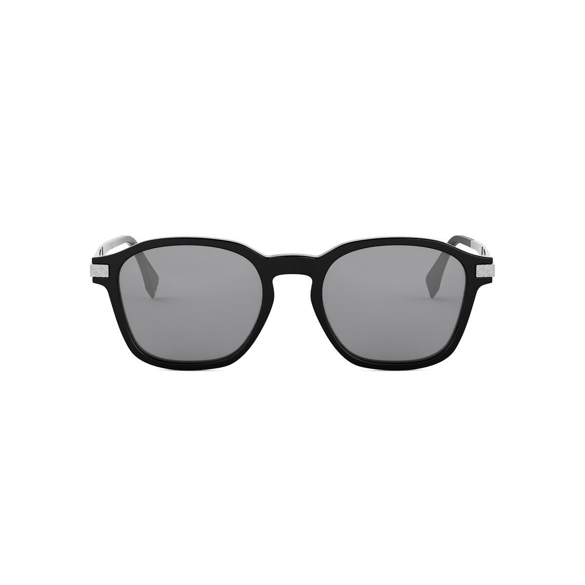 01A - Acetate Shiny Black - Grey