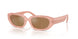 2028/O - Pink - Brown Back Mirror