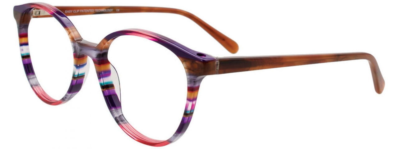 80 - Purple & Multicolor Stripes