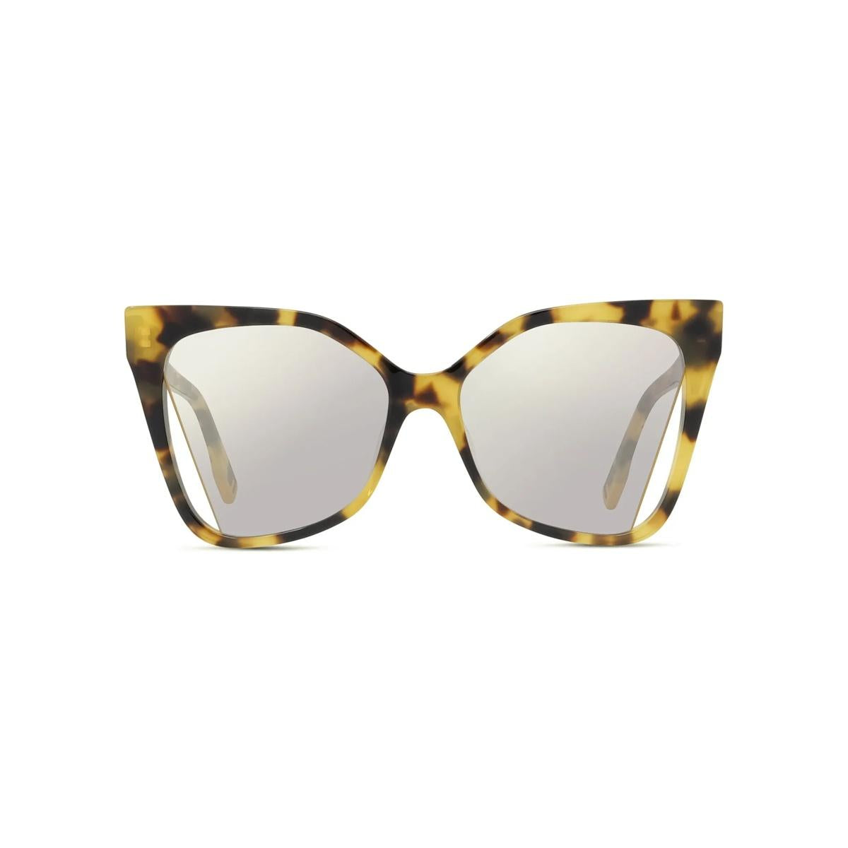 55C - Shiny Coloured Havana - Smoke Mirror