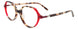 35 - Tortoise & Transparent Red