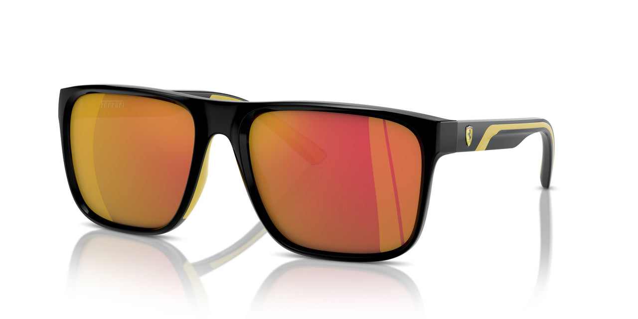 501/6Q - Black - Mirror Gold Red