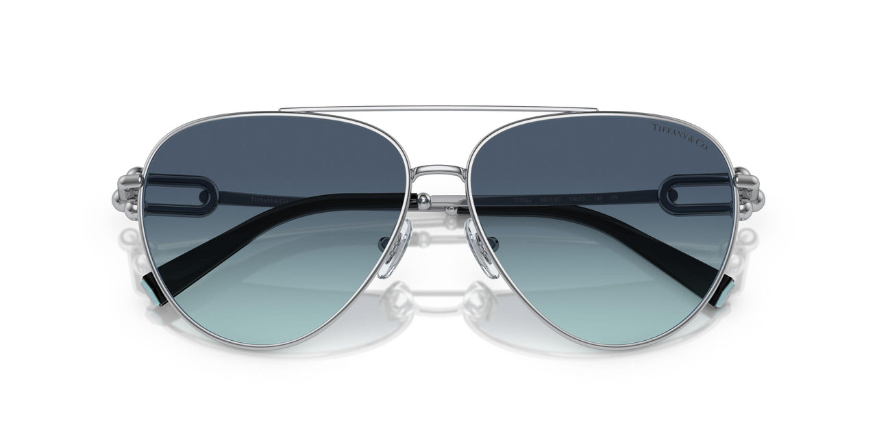 60019S - Silver - Azure Gradient Blue