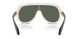 300371 - White - Solid Dark Green