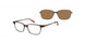 Revolution REV-PERRY-w/Clip Eyeglasses
