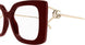 003 - Burgundy/Gold - Transparent