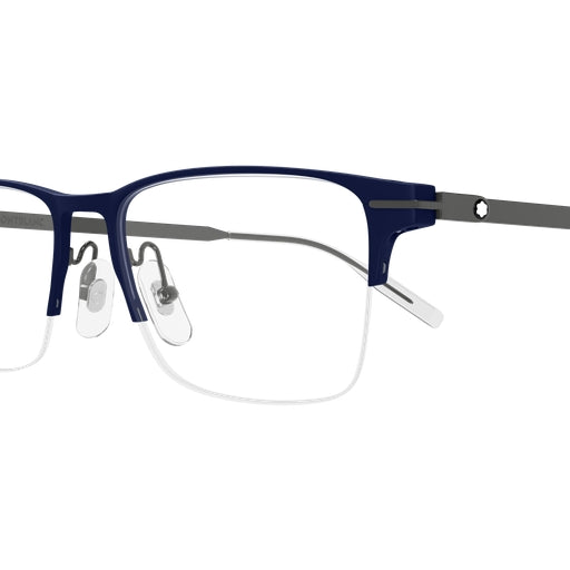 003 - Blue/Gunmetal - Transparent