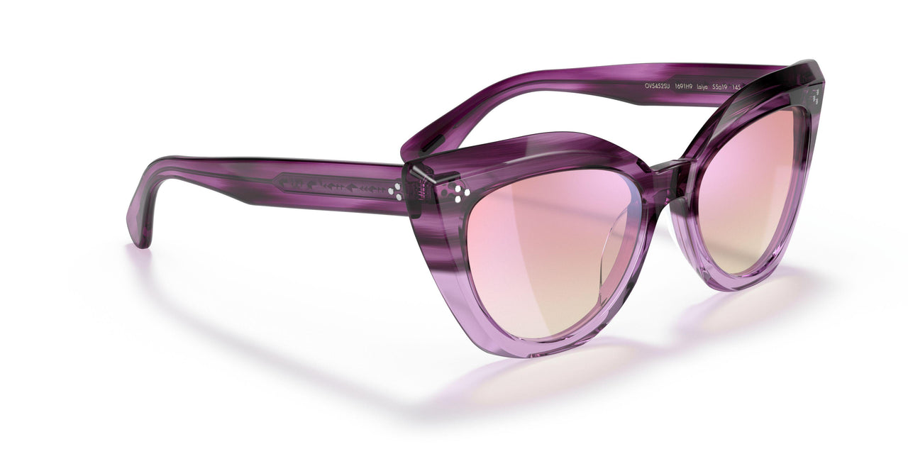 1691H9 - Violet - Soft Pink Gradient Mirror