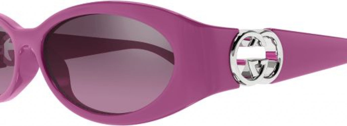 サングラス GUCCI Woman Sunglasses Fuchsia GG1660S 003 Gucci™ GG1660S Oval Sunglasses | EyeOns.com