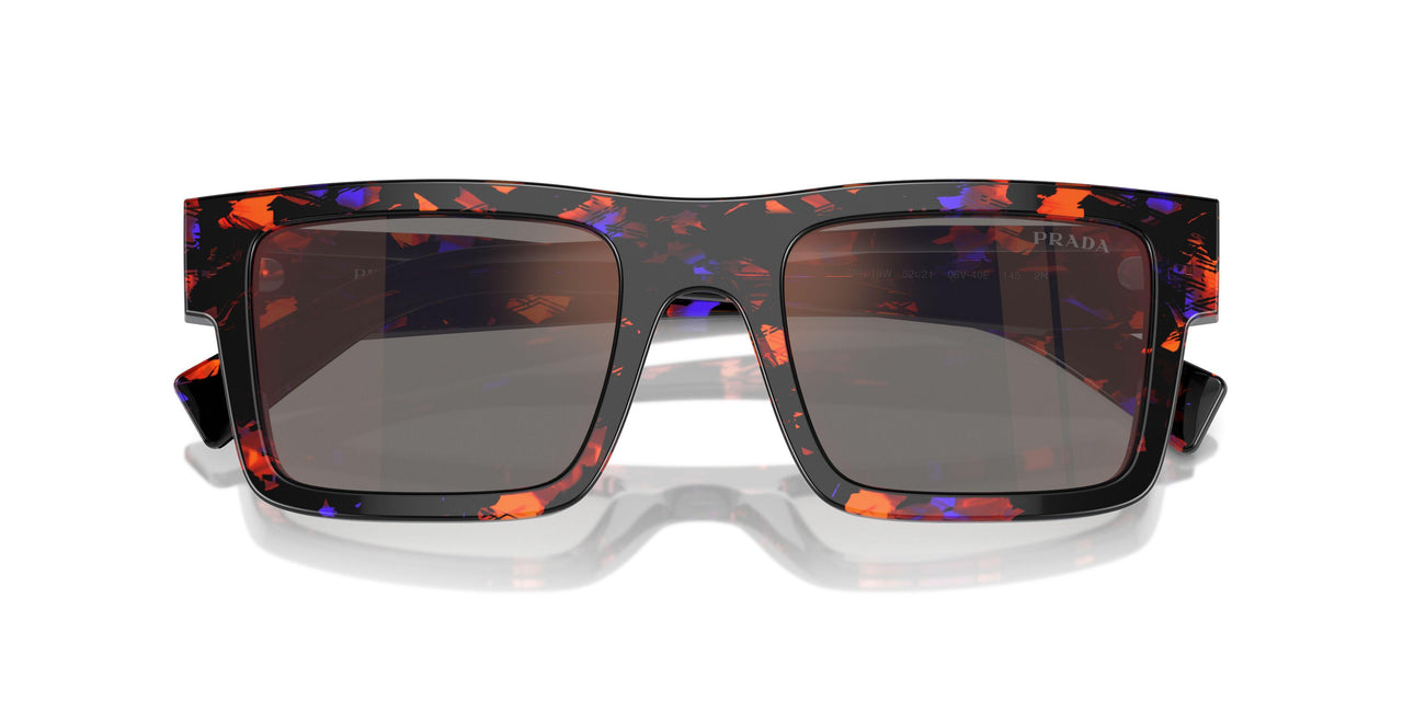 06V40E - Orange - Dark Grey Mirror Blue/red