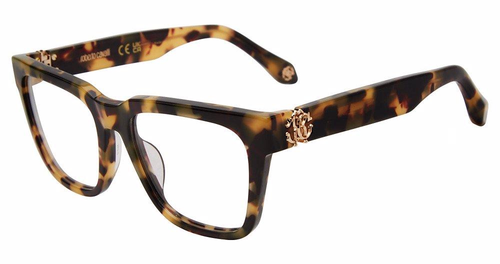 Roberto Cavalli VRC026M Eyeglasses Black Acetate Rectangular Amazon.com: Roberto Cavalli Sunglasses VRC 026 M Black -0700  main image 3