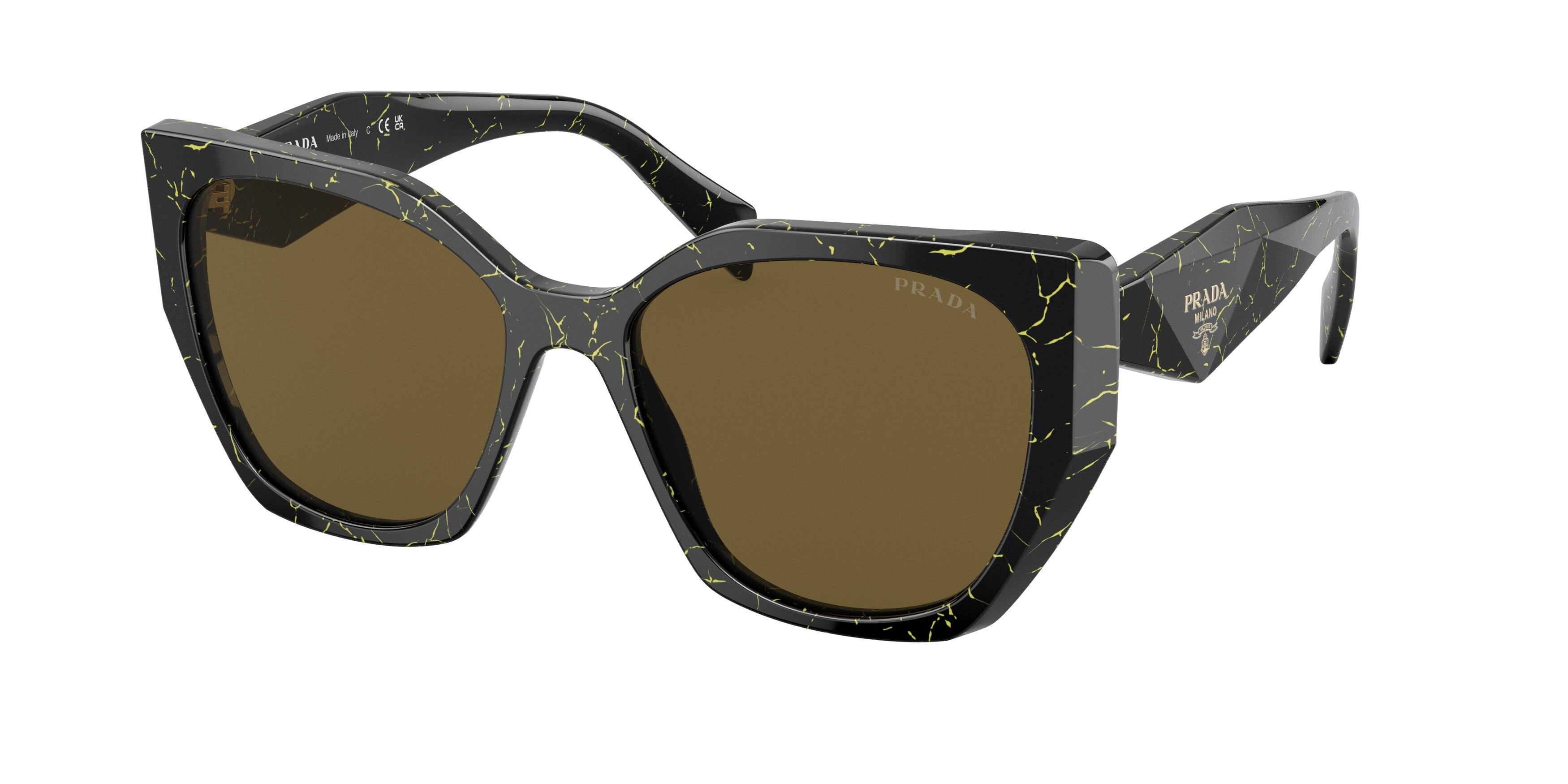 Prada Limless Sunglasses Brown レディース
