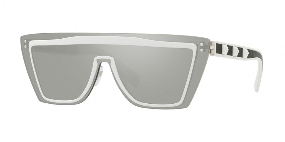 NEW VALENTINO SUNGLASSES, WOMEN GREY GEOMETRIC EYEWEAR VALENTINO Valentino Sunglasses V - SOUL VLS-127C-53 Women – Lexor Miami main image 4