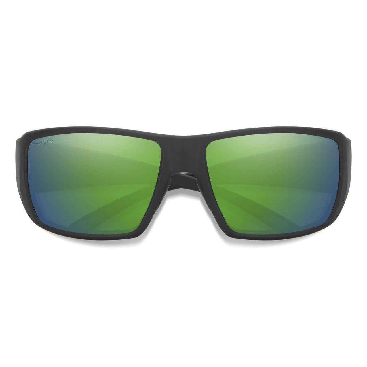 00362UI - Matte Black - Chromapop Glass Polarized Green Mirror