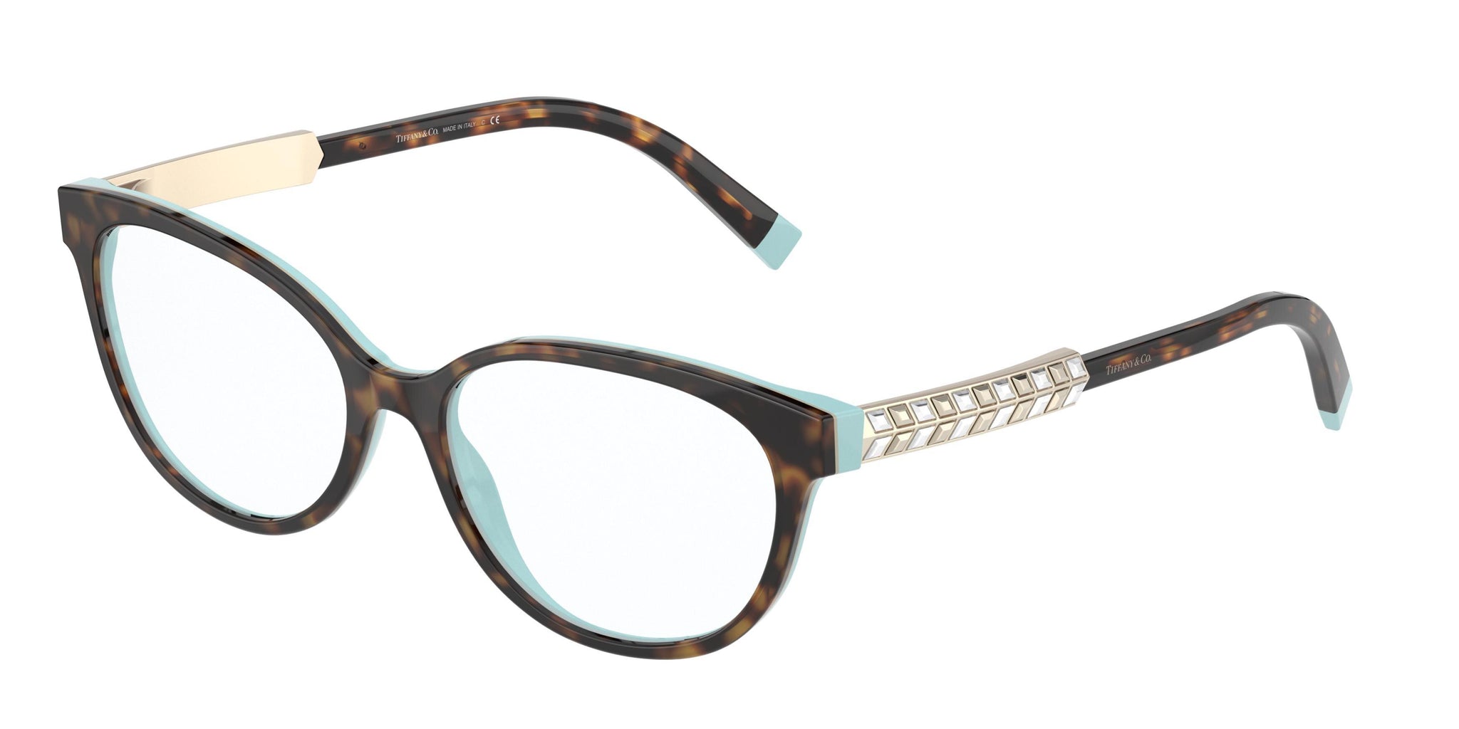 Tiffany Aria sunglasses with blue frames