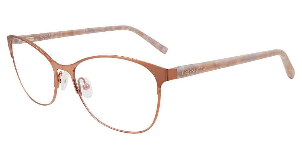 Jones New York retailer Eyeglasses Eye Glasses Frames J491 Rose Gold 58-17-140 Display