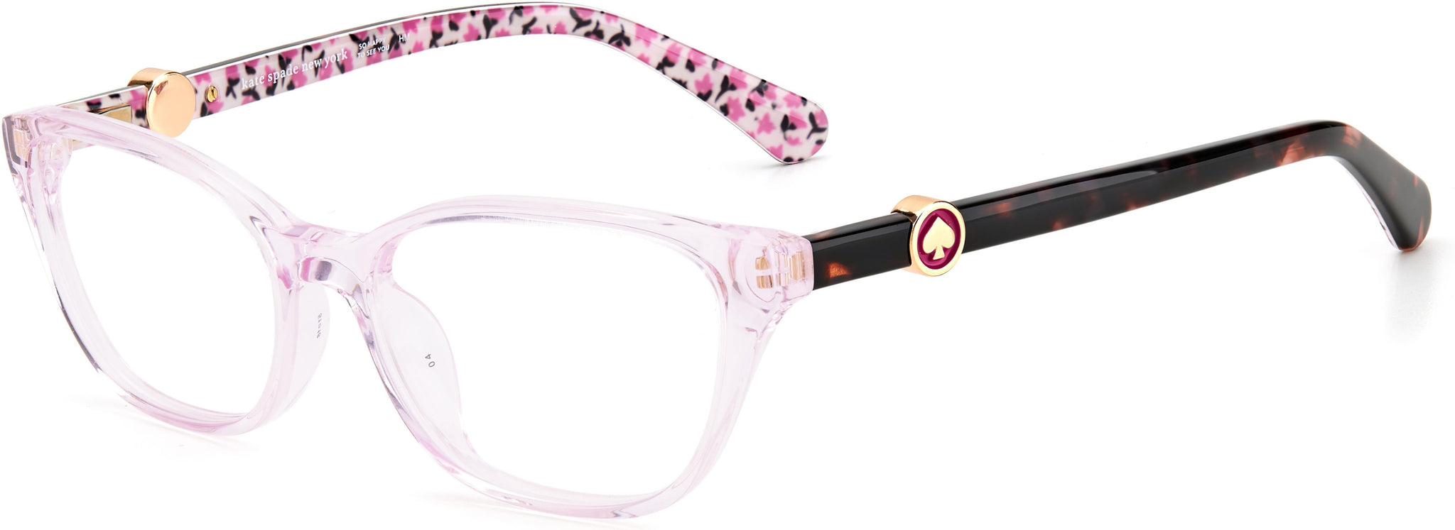 kate spade Pink and Purple Women\'s Eyeglasses Kate Spade Girls Eyeglasses Joliet Lilac 0789 - Optiwow main image 2