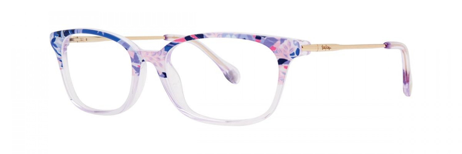 Lilly Pulitzer Sunglasses Pink Purple Floral Norah Sunglasses | Lilly Pulitzer main image 3