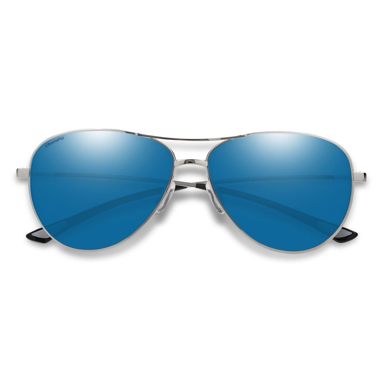 01060QG - Silver - Chromapop Polarized Blue Mirror