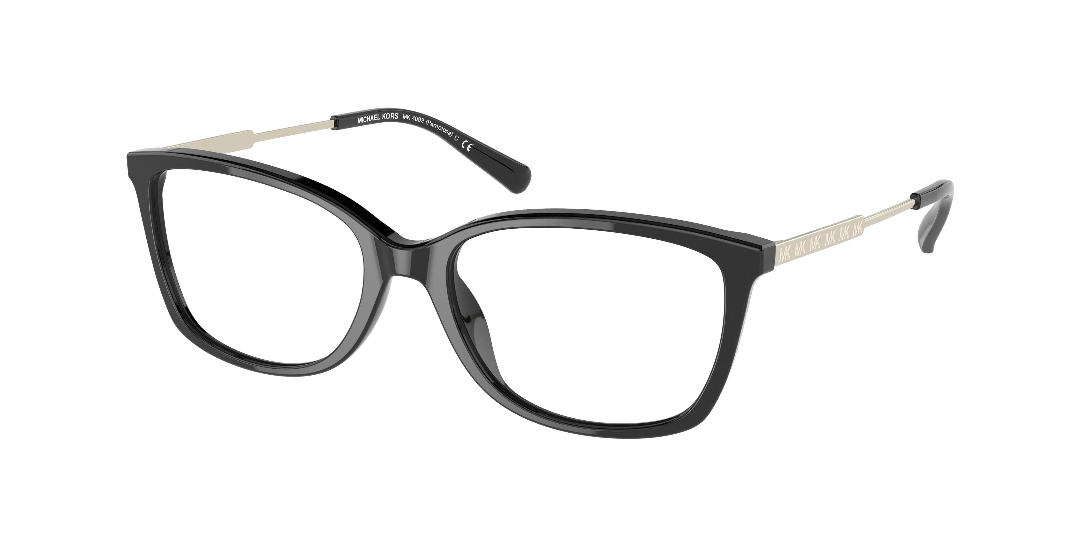 Michael Kors Pamplona 4092 Eyeglasses 3005 - Black / 54