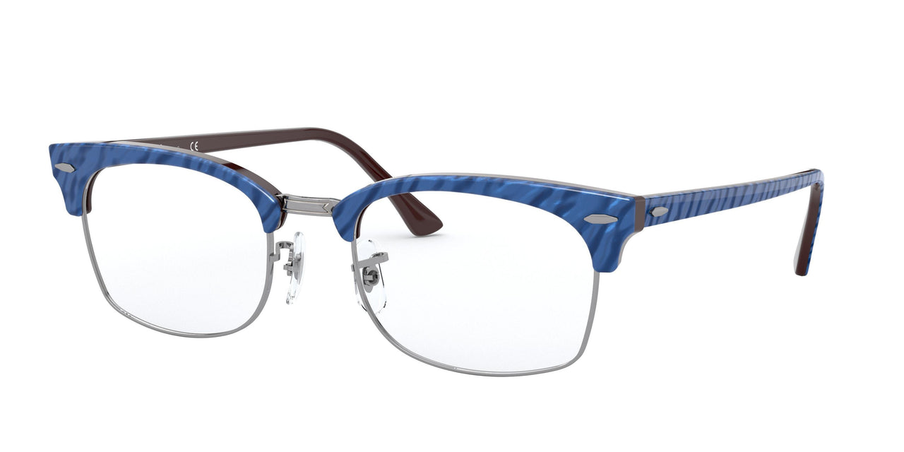 Ray-Ban Clubmaster Wrinkled Blue Sunglasses