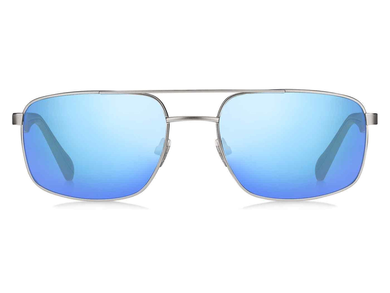 0B6B-Z0 - Silver Matte - Ml Blue Lens