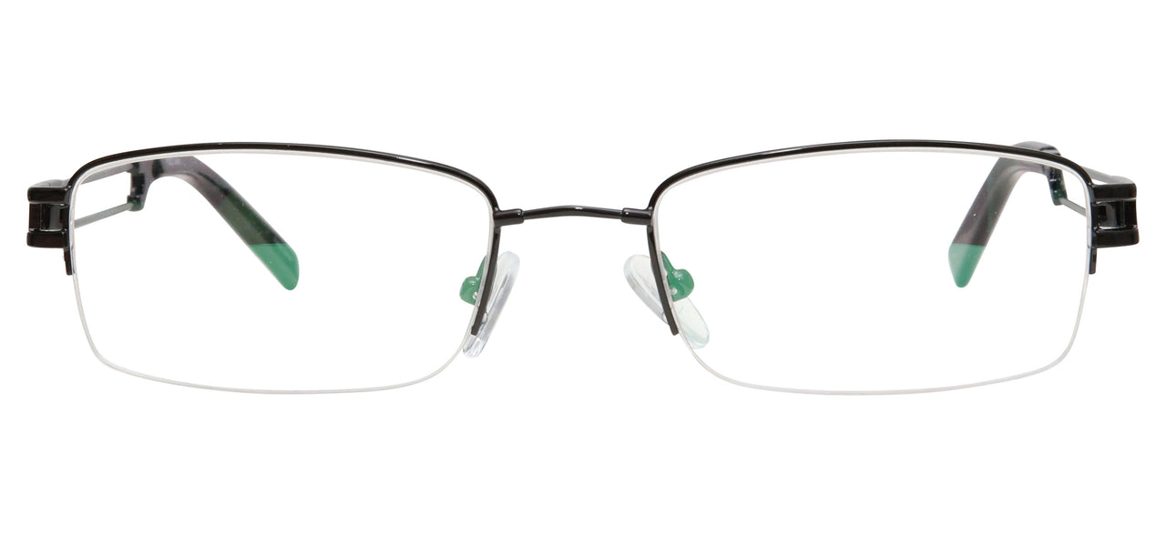 Rectangle Half Rim 201937 Eyeglasses
