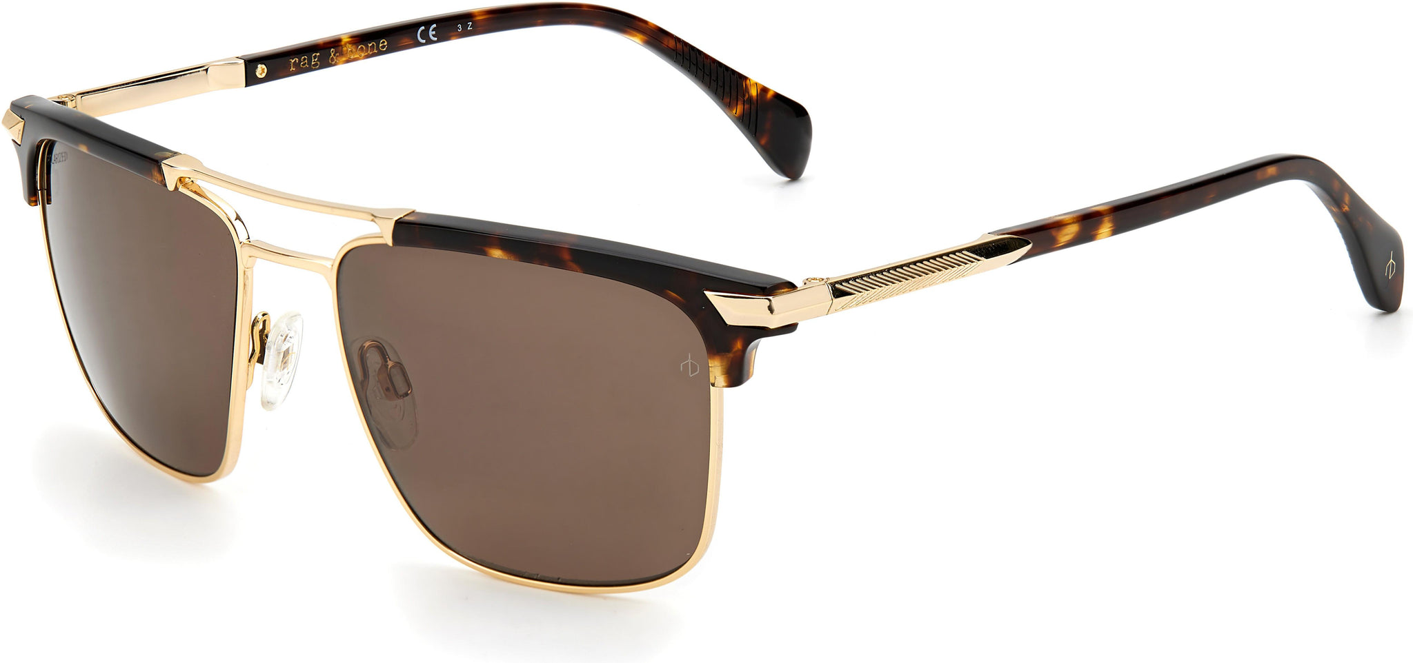EUC Rag & Bone 5032/G/S Sunglasses - Brown Havana Gold Bronze 55mm DOLCE & GABBANA DG4482 502 73 Havana Brown Men main image 4