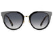 02M2-9O - Black Gold - Dark Gray Gradient Lens