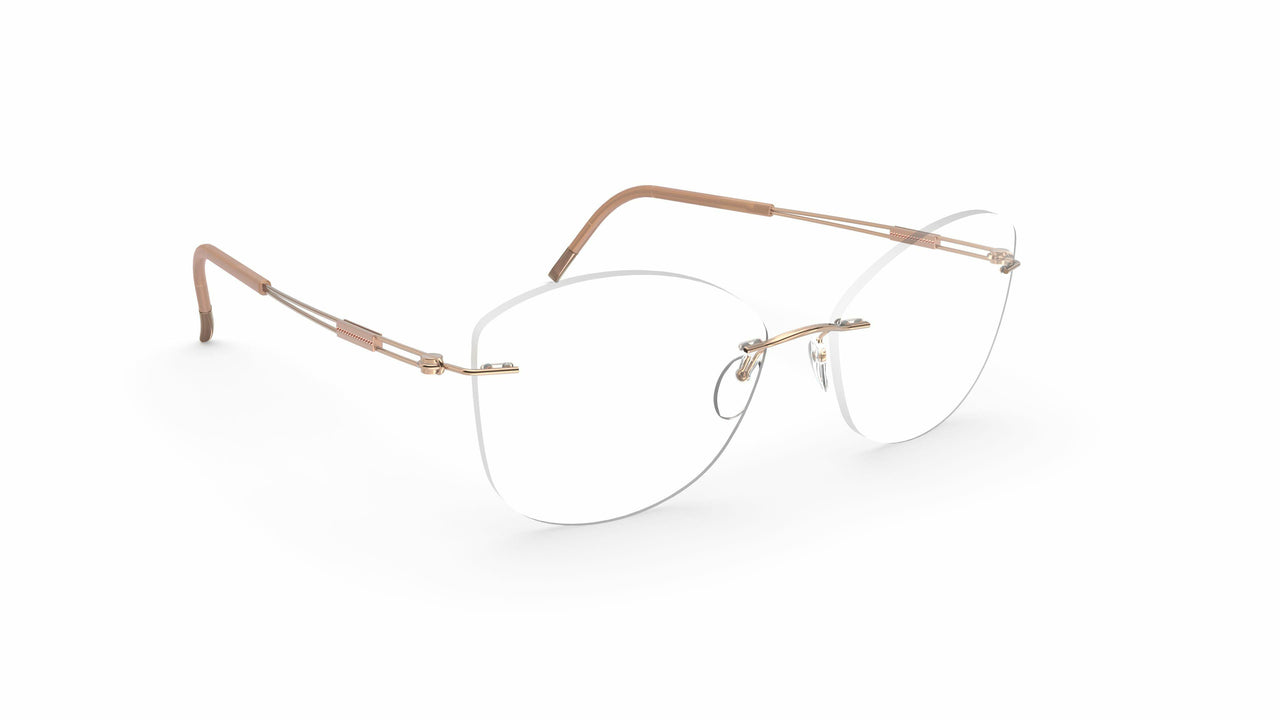 Silhouette TNG Crystals Demo Rimless 5551 Eyeglasses