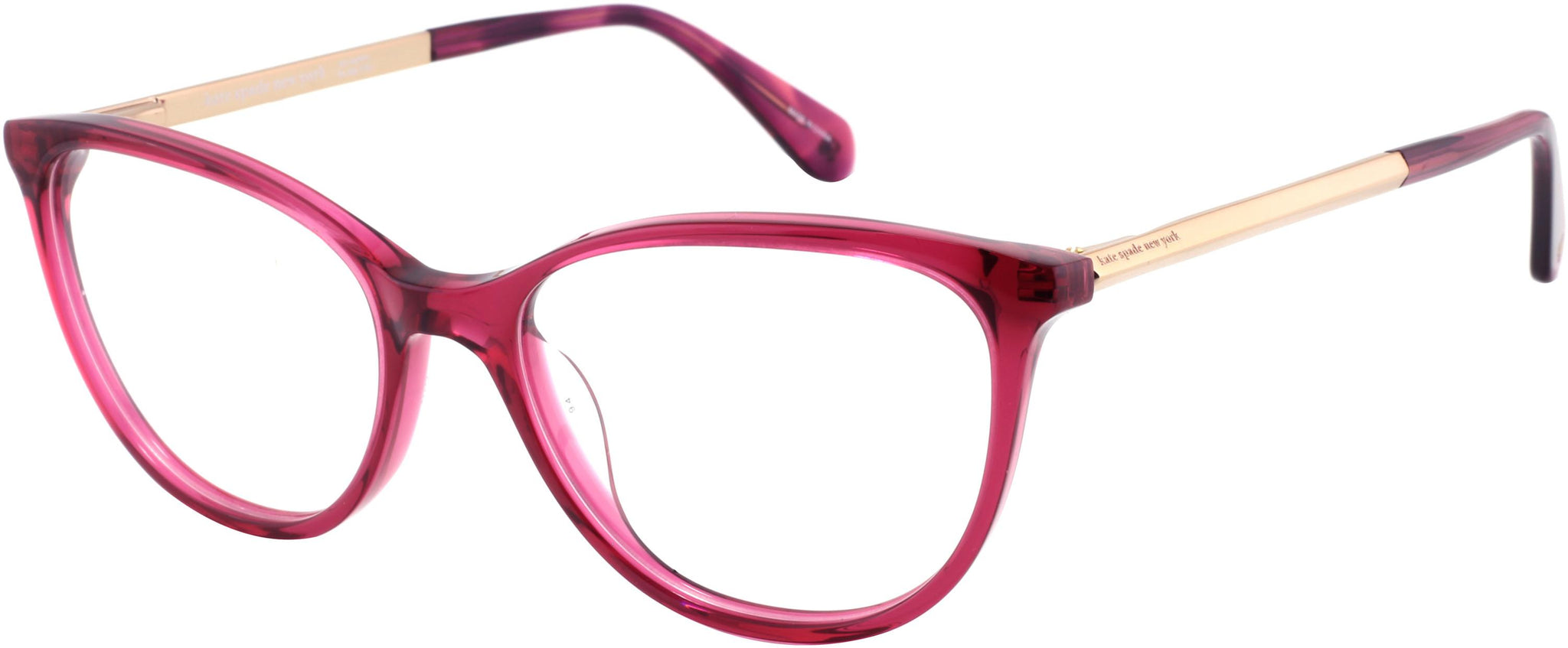 KATE SPADE KSPAISLEIGH-0OBL9O-55  Sunglasses Size 55mm 140mm 19 pink pattern Kate Spade Eyeglasses Lyssa 0W55 Pink With Glitter Half Rim  main image 4