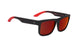 803673 - Soft Matte Black/red Fade - Happy Gray Green with Red Flash