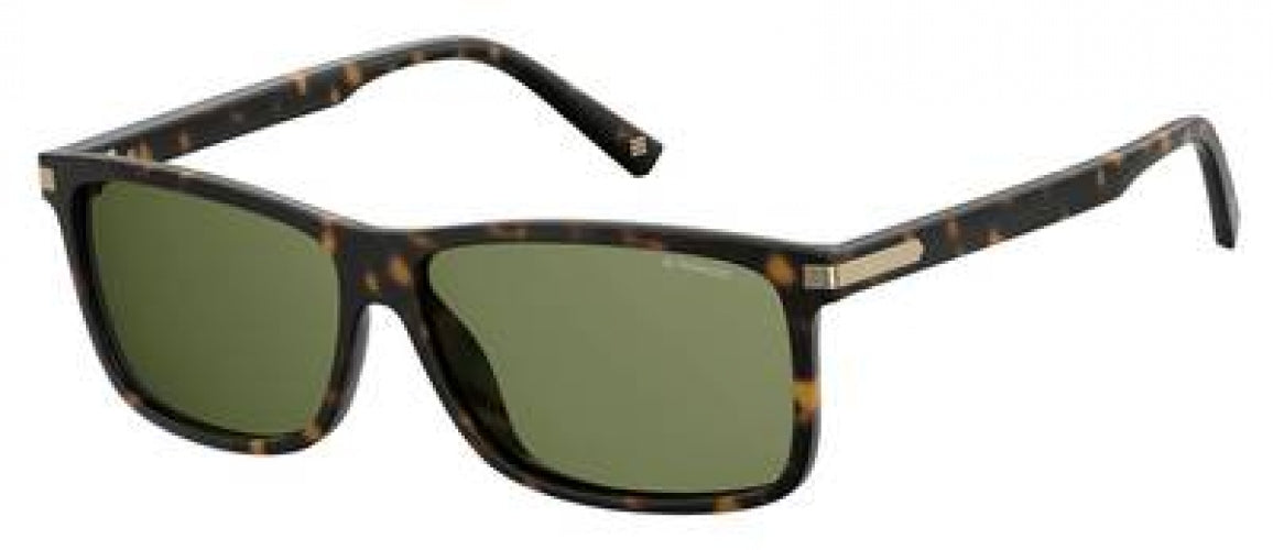 0086-UC - Dark Havana - Green Polarized Lens