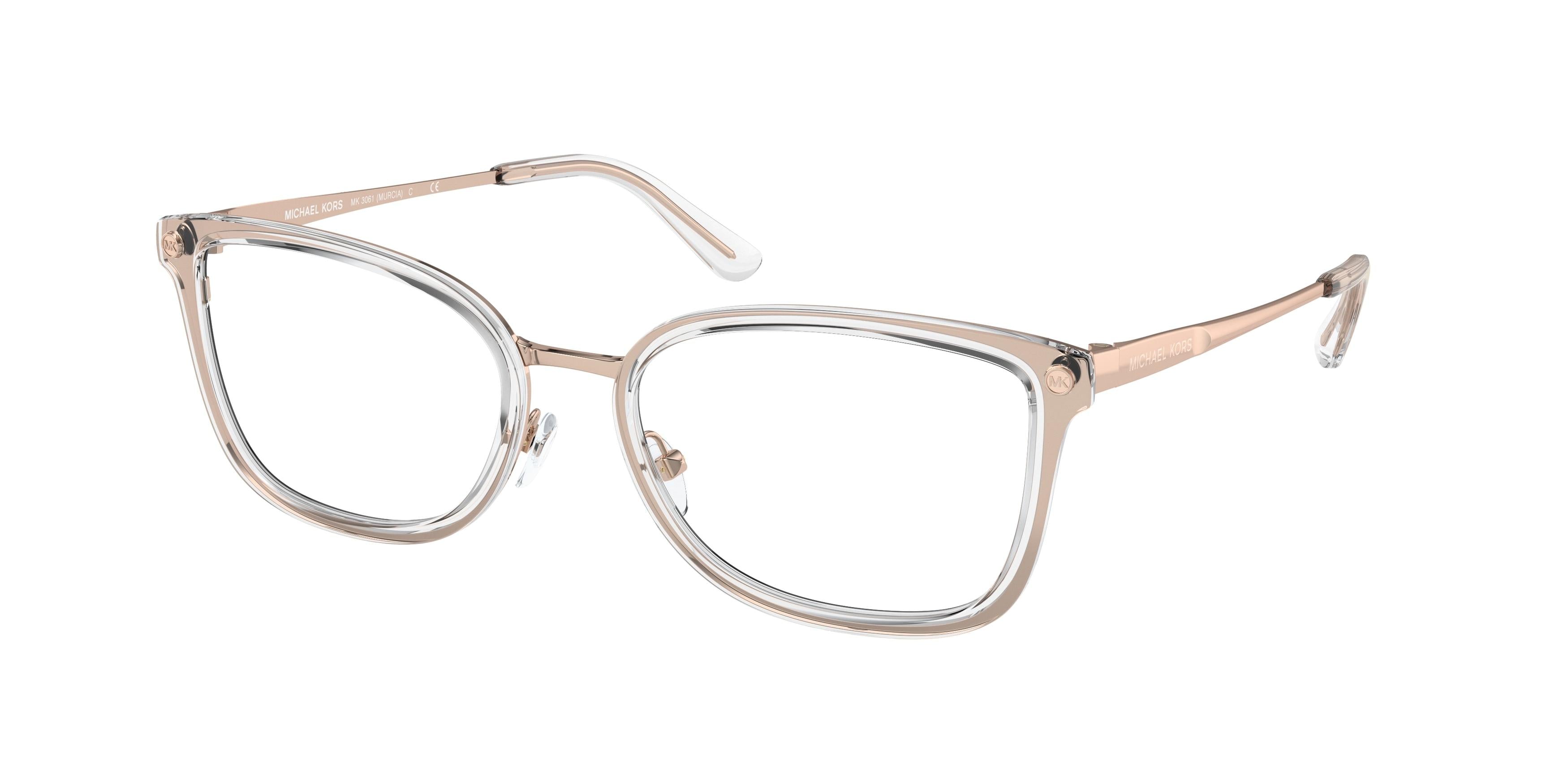 Coconut Grove Rose Gold Michael Kors Eyeglasses Otrain Michael
