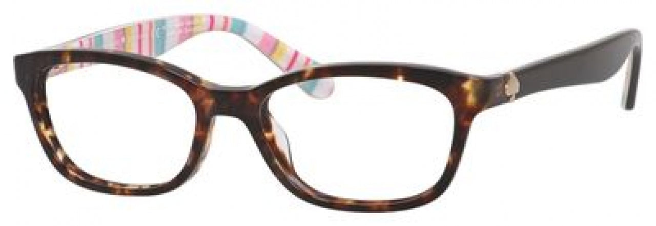 Kate spade brylie 0qtq havana pink eyeglasses Clearance