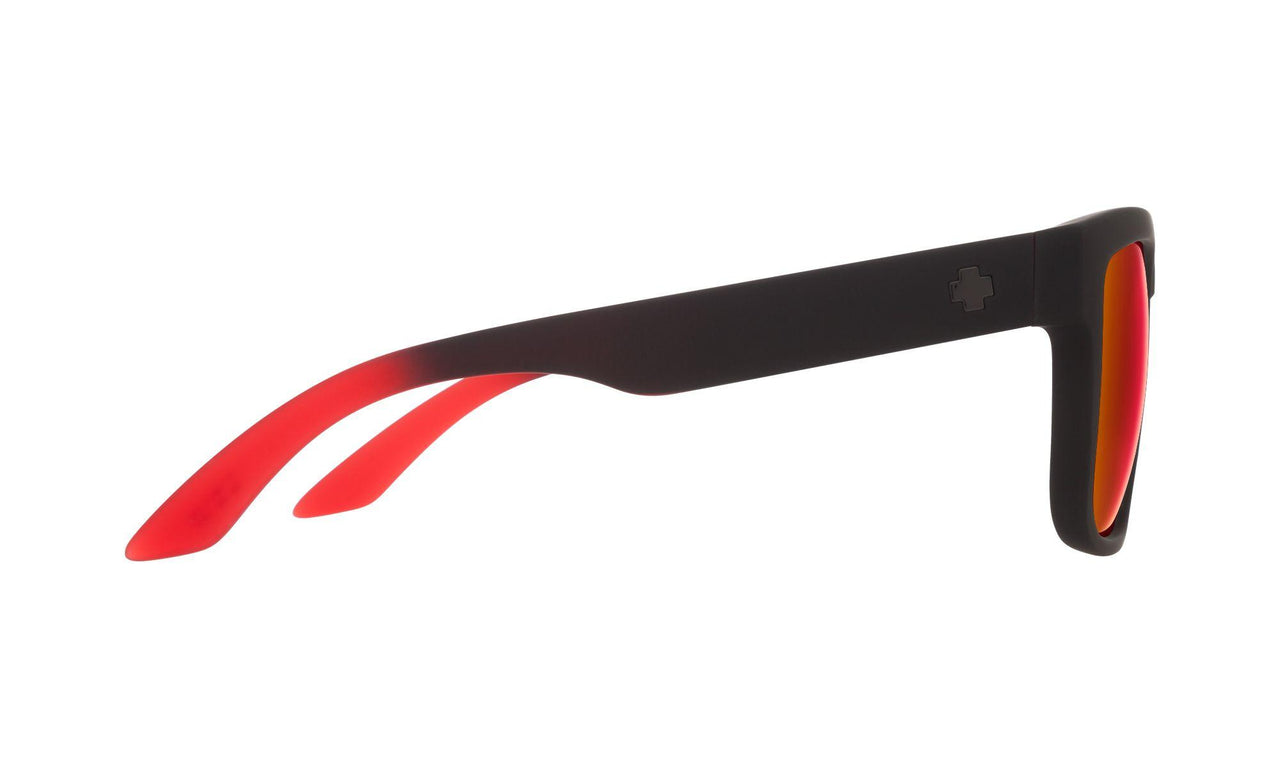 803673 - Soft Matte Black/red Fade - Happy Gray Green with Red Flash