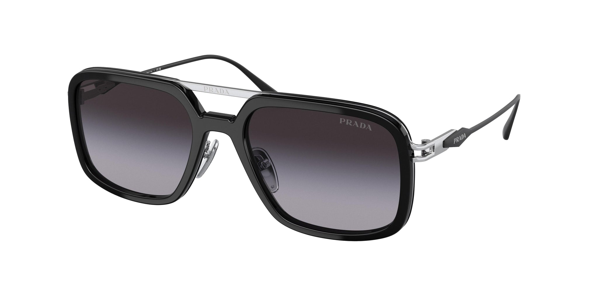 Prada SPR03Z Rectangle Sunglasses | Fashion Eyewear US