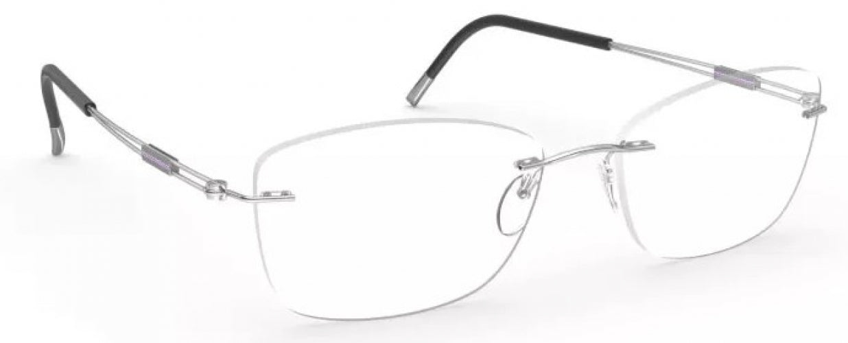 Silhouette TNG Crystals Demo Rimless 5551 Eyeglasses