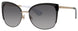 0RRC-F8 - Black Gold - Gray Gradient Lens