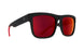 803673 - Soft Matte Black/red Fade - Happy Gray Green with Red Flash