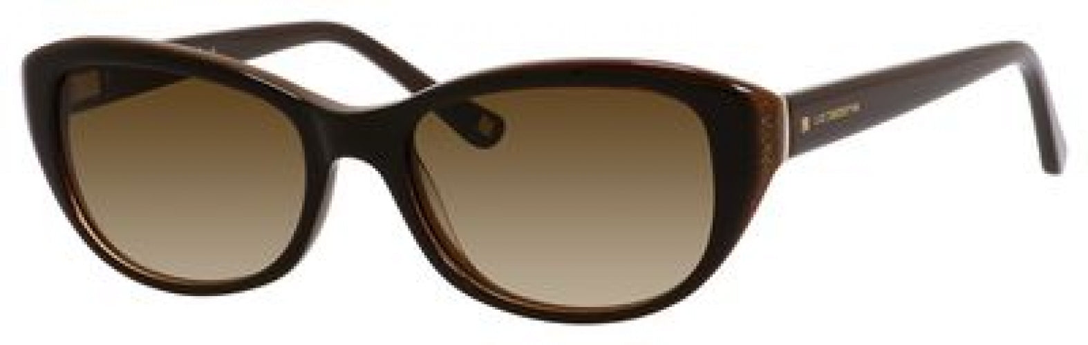 Liz Claiborne Tortoiseshell Frame Brown Gradient Lens Sunglasses Liz Claiborne L 574/S Sunglasses | FramesDirect.com main image 4