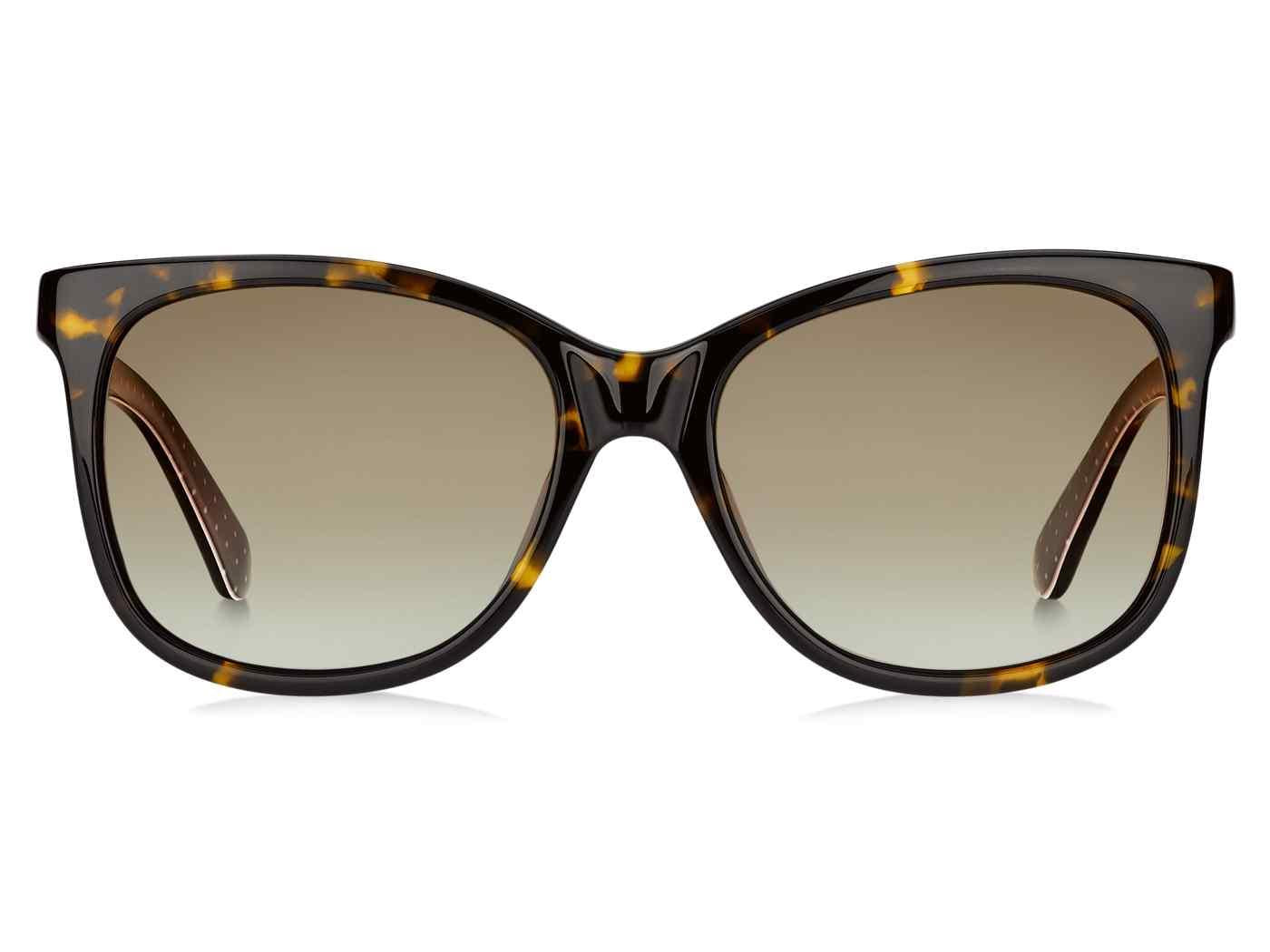 Kate Spade Danalyn/s rounded cateye sunglasses Kate Spade Danalyn/S Polarized Womens Square Sunglasses Dark  main image 4