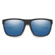 00360QG - Matte Black - Chromapop Glass Polarized Blue Mirror